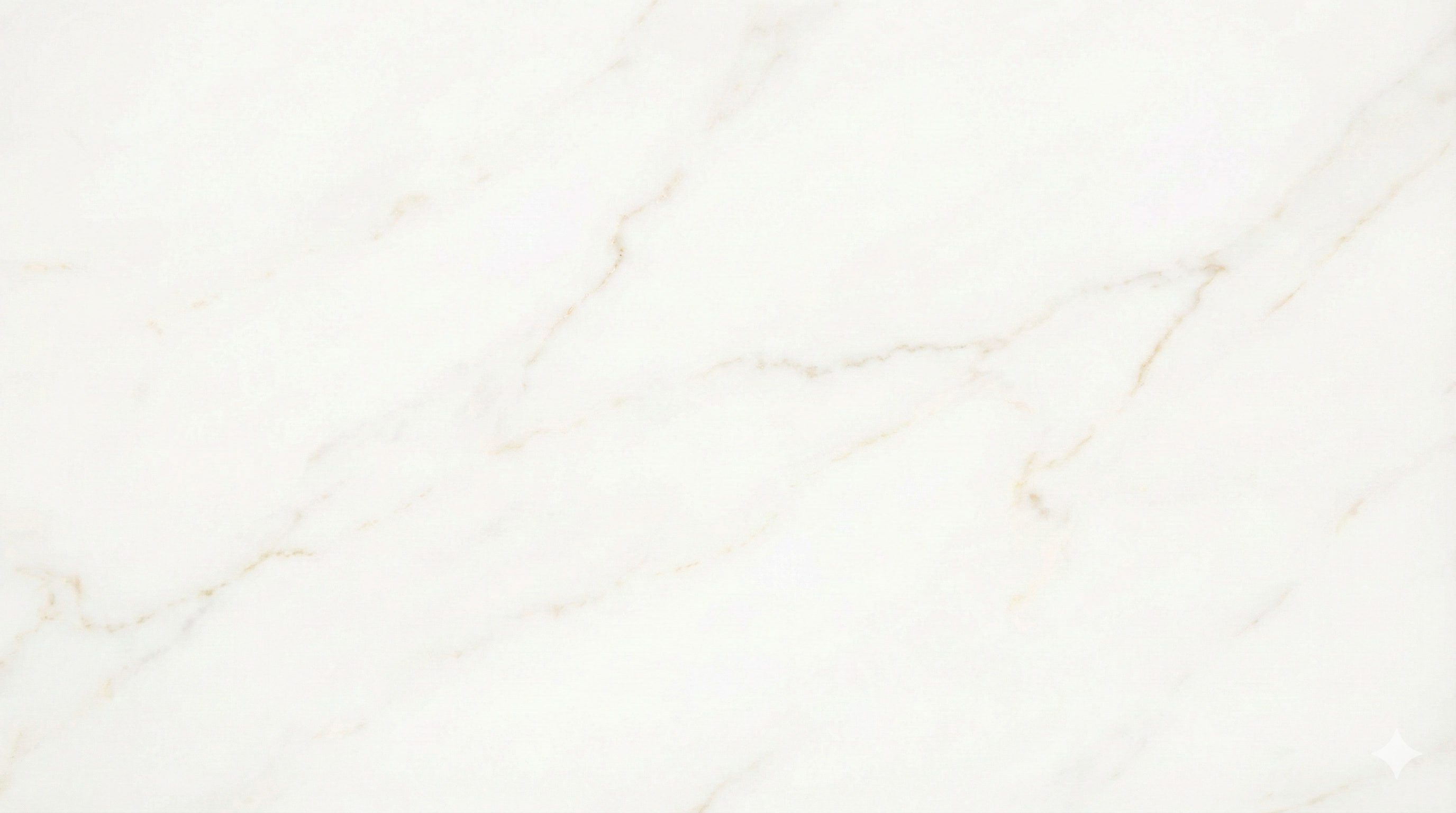 Texture de marbre blanc épuré avec de subtiles veines dorées pour un arrière-plan luxueux et apaisant.
